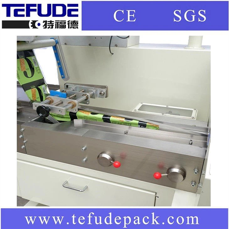 double roll flow wrapper packaging machine high efficiency dual roll packaging machines